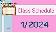 Class schedule, semester 1, academic
year 2024